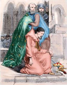 Louis the Pious (778-840), King of Aquitaine and of the Franks, 1851. Creator: Ecosse