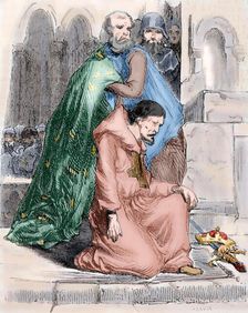 Louis the Pious (778-840), King of Aquitaine and of the Franks, 1851. Creator: Ecosse