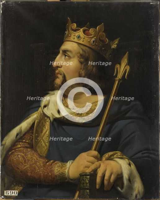 Louis VI of France, 1837. Artist: Blondel, Merry-Joseph (1781-1853)
