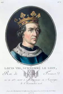 Louis VIII, known as the Lion King of France, (1790). Creator: Marie Jeanne Louise Francoise Suzanne Champion de Cernel