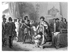 Louis XI (1423-1483) met in Peronne with Charles the Bold, negotiating a support treaty to Burgun…