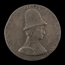 Louis XI, 1423-1483, King of France 1461 [obverse], c. 1460/1466. Creator: Francesco Laurana