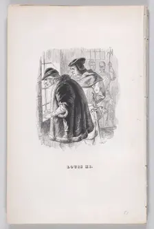 Louis XI from The Complete Works of Béranger, 1836. Creator: John Thompson