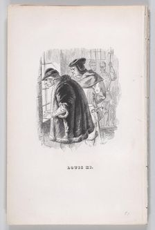 Louis XI from The Complete Works of Béranger, 1836. Creator: John Thompson