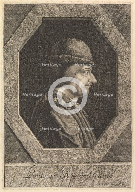 Louis XI, roi de France. Creator: Jean Morin.