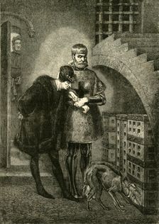Louis XI Visiting Cardinal Balue in the Iron Cage (1469-1481), 1890. Creator: Unknown