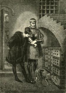 Louis XI Visiting Cardinal Balue in the Iron Cage (1469-1481), 1890. Creator: Unknown