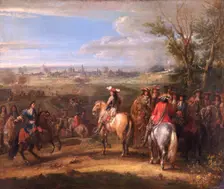 Louis XIV at a Siege c1678. Artist: Adam Frans van der Meulen