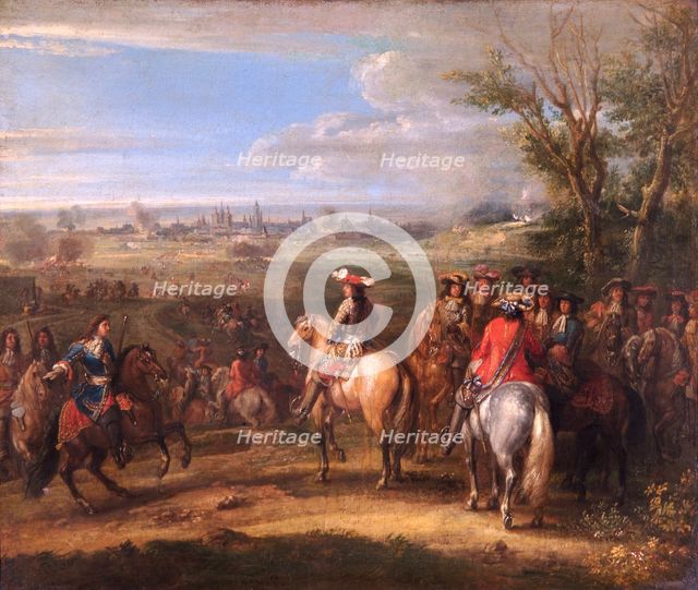 'Louis XIV at a Siege', c1678. Artist: Adam Frans van der Meulen.