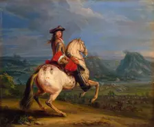 Louis XIV at the Taking of Besançon 1674. Creator: Meulen, Adam Frans, van der (1632-1690)