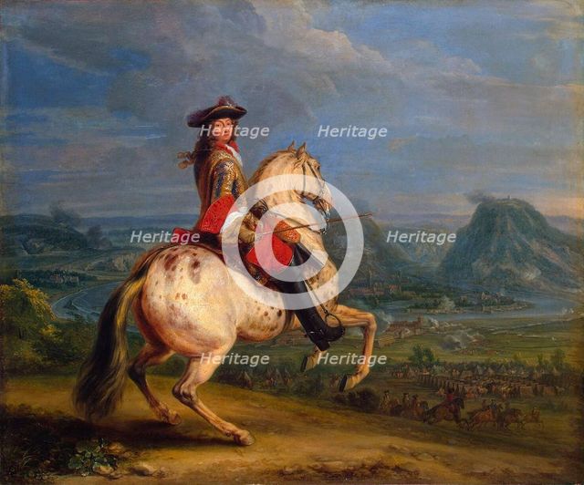 Louis XIV at the Taking of Besançon', 1674. Creator: Meulen, Adam Frans, van der (1632-1690).