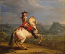 Louis XIV at the Taking of Besancon, 1674. Creator: Adam Frans van der Meulen