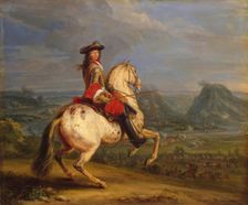Louis XIV at the Taking of Besancon, 1674. Creator: Adam Frans van der Meulen