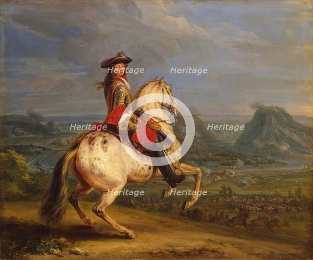 Louis XIV at the Taking of Besancon, 1674. Creator: Adam Frans van der Meulen.