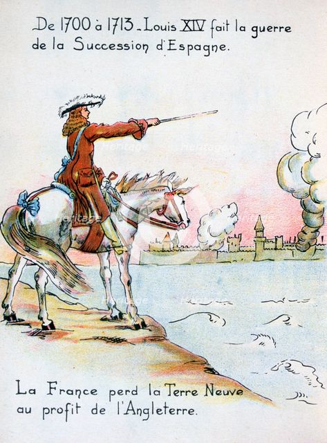 Louis XIV and the War of the Spanish succession, 1700-1715 (20th century). Artist: Unknown