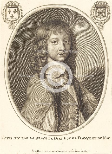 Louis XIV. Creator: Balthasar Moncornet.