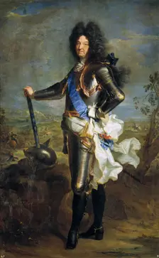 Louis XIV, King of France (1638-1715), 1701. Artist: Rigaud, Hyacinthe François Honoré (1659-1743)