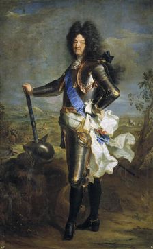 Louis XIV, King of France (1638-1715), 1701. Artist: Rigaud, Hyacinthe François Honoré (1659-1743)