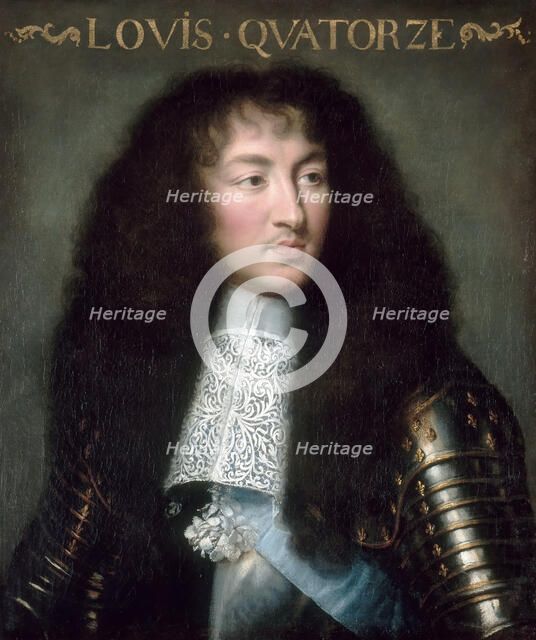 Louis XIV, King of France (1638-1715). Artist: Le Brun, Charles (1619-1690)