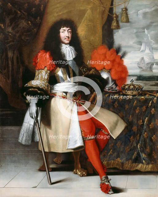Louis XIV, King of France (1638-1715). Artist: Lefèbvre, Claude (1632-1675)