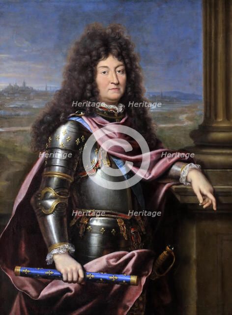 Louis XIV, King of France (1638-1715). Artist: Mignard, Pierre (1612-1695)