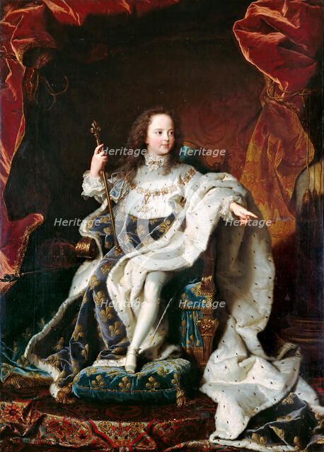 Louis XIV, King of France (1638-1715). Artist: Rigaud, Hyacinthe François Honoré (1659-1743)
