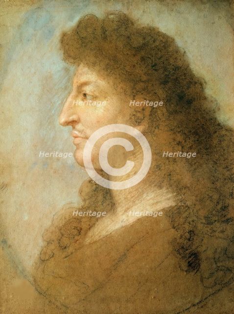 Louis XIV, King of France (1638-1715), ca 1678. Creator: Le Brun, Charles (1619-1690).