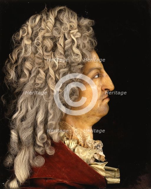 Louis XIV, King of France (1638-1715), ca 1705. Artist: Benoist, Antoine (1632-1717)