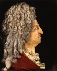 Louis XIV, King of France (1638-1715), ca 1705. Artist: Benoist, Antoine (1632-1717)
