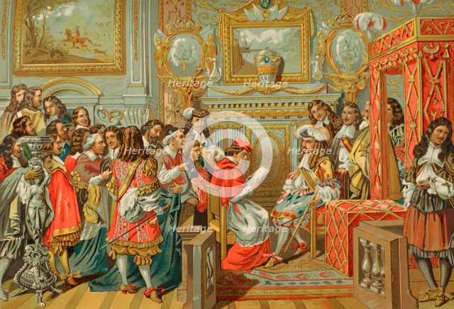 Louis XIV, known as "the Sun King", (1638-1715), King of France, (1643-1715) (1881).  Creator: Unknown.