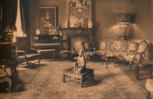 Louis XIV Room at the Cuban Embassy in Brussels, Belgium, 1927. Creator: Unknown