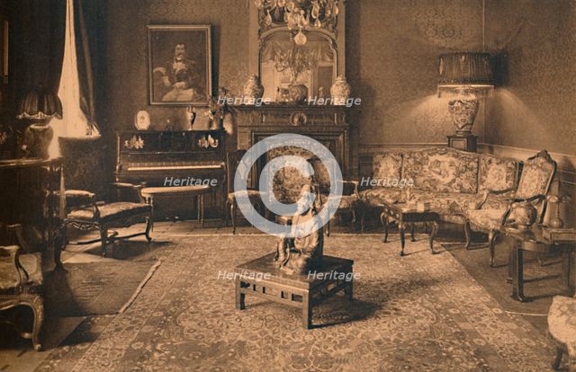 Louis XIV Room at the Cuban Embassy in Brussels, Belgium, 1927. Creator: Unknown.