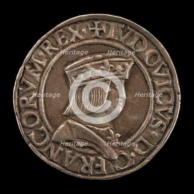 Louis XII, 1462-1515, as Duke of Milan [obverse], 1500/1512. Creator: Unknown.