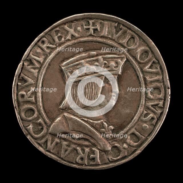 Louis XII, 1462-1515, as Duke of Milan [obverse], 1500/1512. Creator: Unknown.