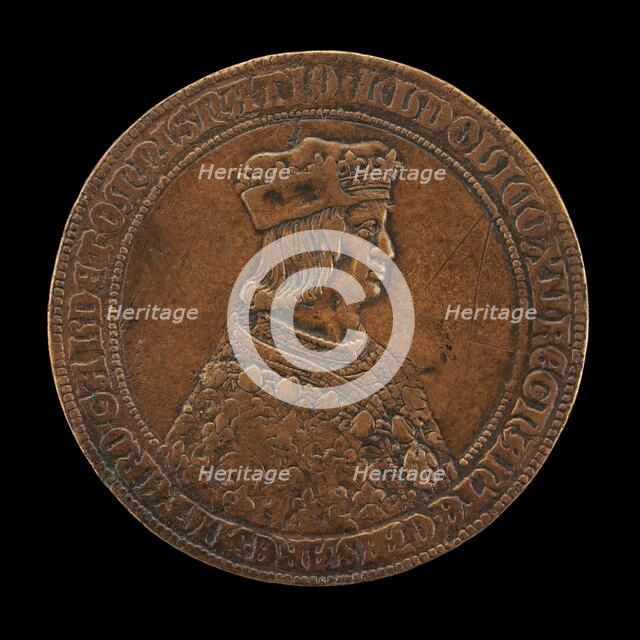 Louis XII, 1462-1515, King of France 1498 [obverse], 1498/1514. Creator: Unknown.