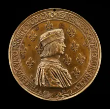 Louis XII, 1462-1515, King of France 1498 [obverse], 1499/1500. Creator: Jean van Saint-Priest