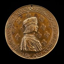 Louis XII, 1462-1515, King of France 1498 [obverse], 1499/1500. Creator: Jean van Saint-Priest