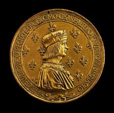 Louis XII, 1462-1515, King of France 1498 [obverse], 1499/1500. Creator: Jean van Saint-Priest