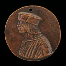 Louis XII, 1462-1515, King of France 1498 [obverse], early 16th century. Creator: Unknown