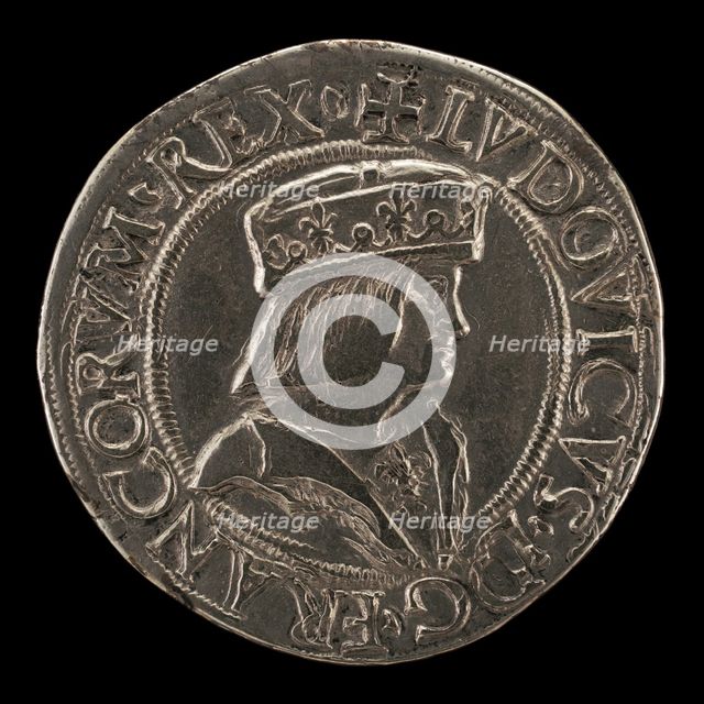 Louis XII, 1462-1515, King of France 1498, as Duke of Milan 1500-1513 [obverse], 16th century. Creator: Unknown.