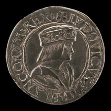 Louis XII, 1462-1515, King of France 1498, as Duke of Milan 1500-1513 [obverse], 16th century. Creator: Unknown
