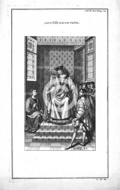 Louis XII on his throne, (c1760). Creator: Unknown.