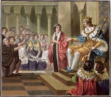 Louis XII Declared Father of the People 1506 (1789). Artist: Jean Baptiste Morret
