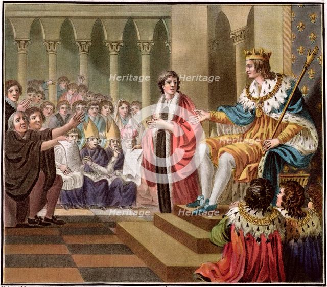 'Louis XII Declared Father of the People', 1506 (1789). Creator: Jean Baptiste Morret.