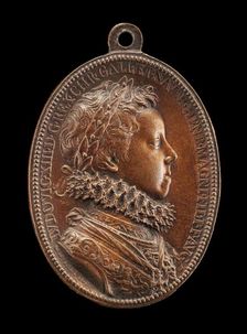 Louis XIII, 1601-1643, King of France 1610 [obverse], 1610. Creator: Abraham Dupre