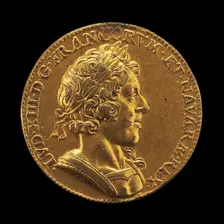 Louis XIII, 1601-1643, King of France 1610 [obverse], 1624. Creator: Pierre Regnier