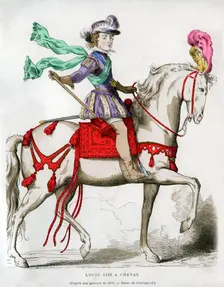 Louis XIII, King of France, 1615 (1882-1884). Artist: Chevignard