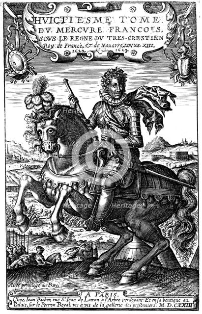 Louis XIII of France, 1623. Artist: Unknown