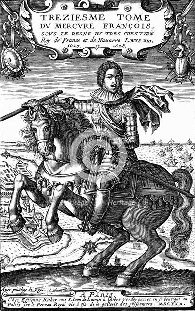 Louis XIII of France, 1629. Artist: Unknown
