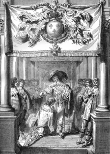 Louis XIII of France conferring the Order of the Holy Spirit, 17th century (1882-1884)